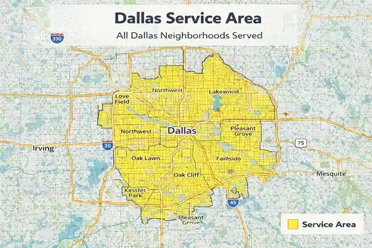 Boat removal service areas across Dallas - We serve all locations